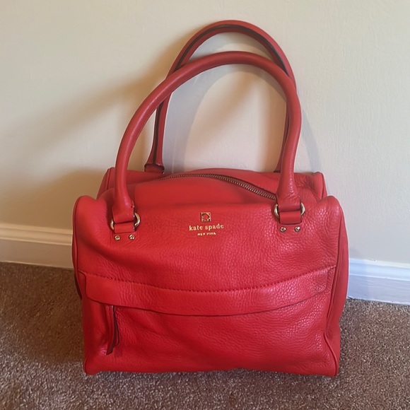 Kate Spade Red Purse - Picture 1 of 5